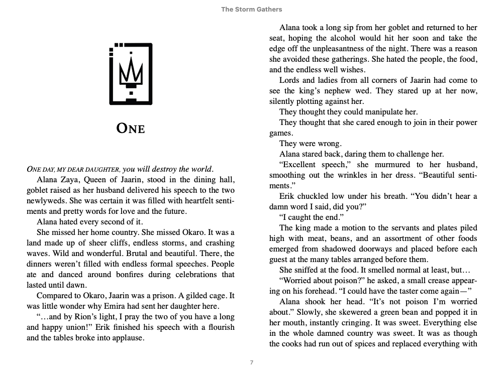 The Storm Gathers - student project