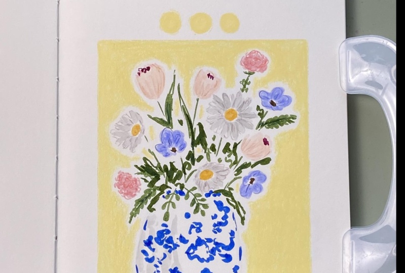 Mixed Media Flowers