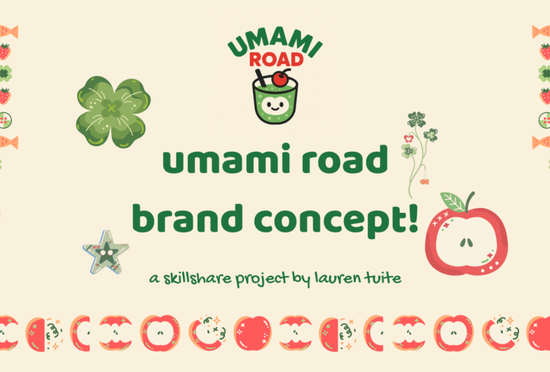 umami road brand design concept!