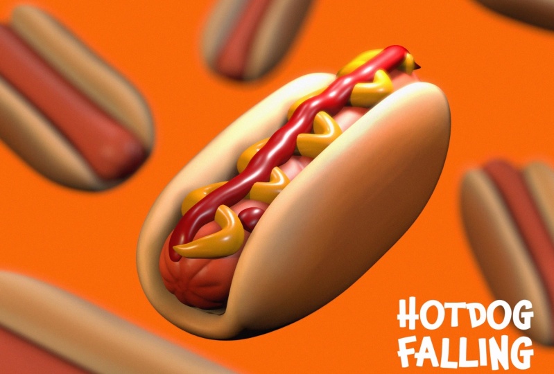 #01 Hotdog Falling