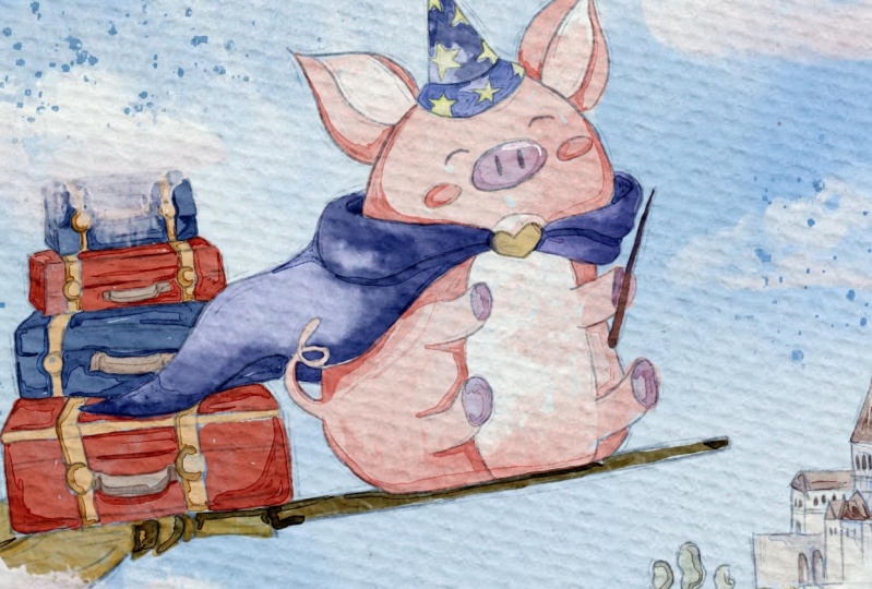 Magical animal painting
