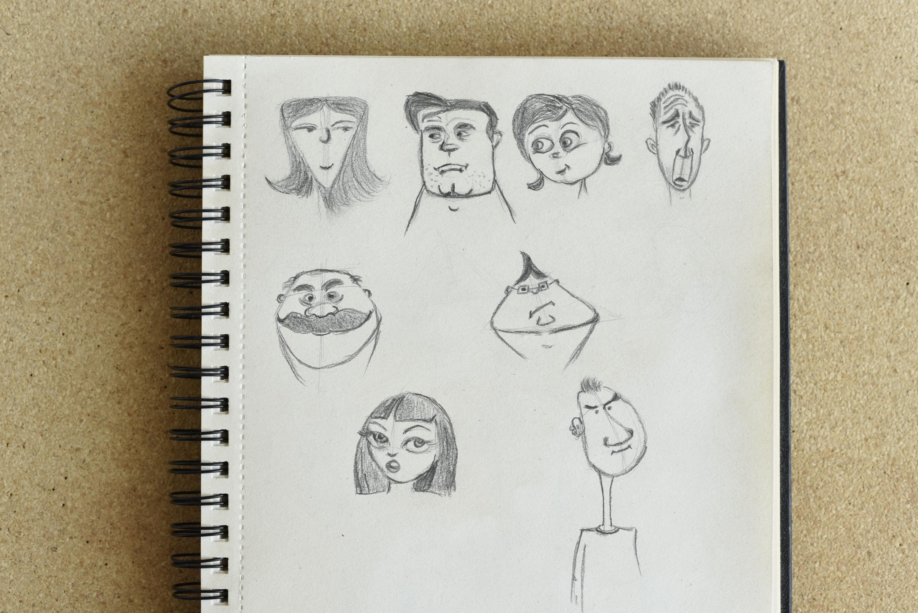 Cómo dibujar caras de dibujos animados | Maria Avramova | Skillshare, image size:3008x2008