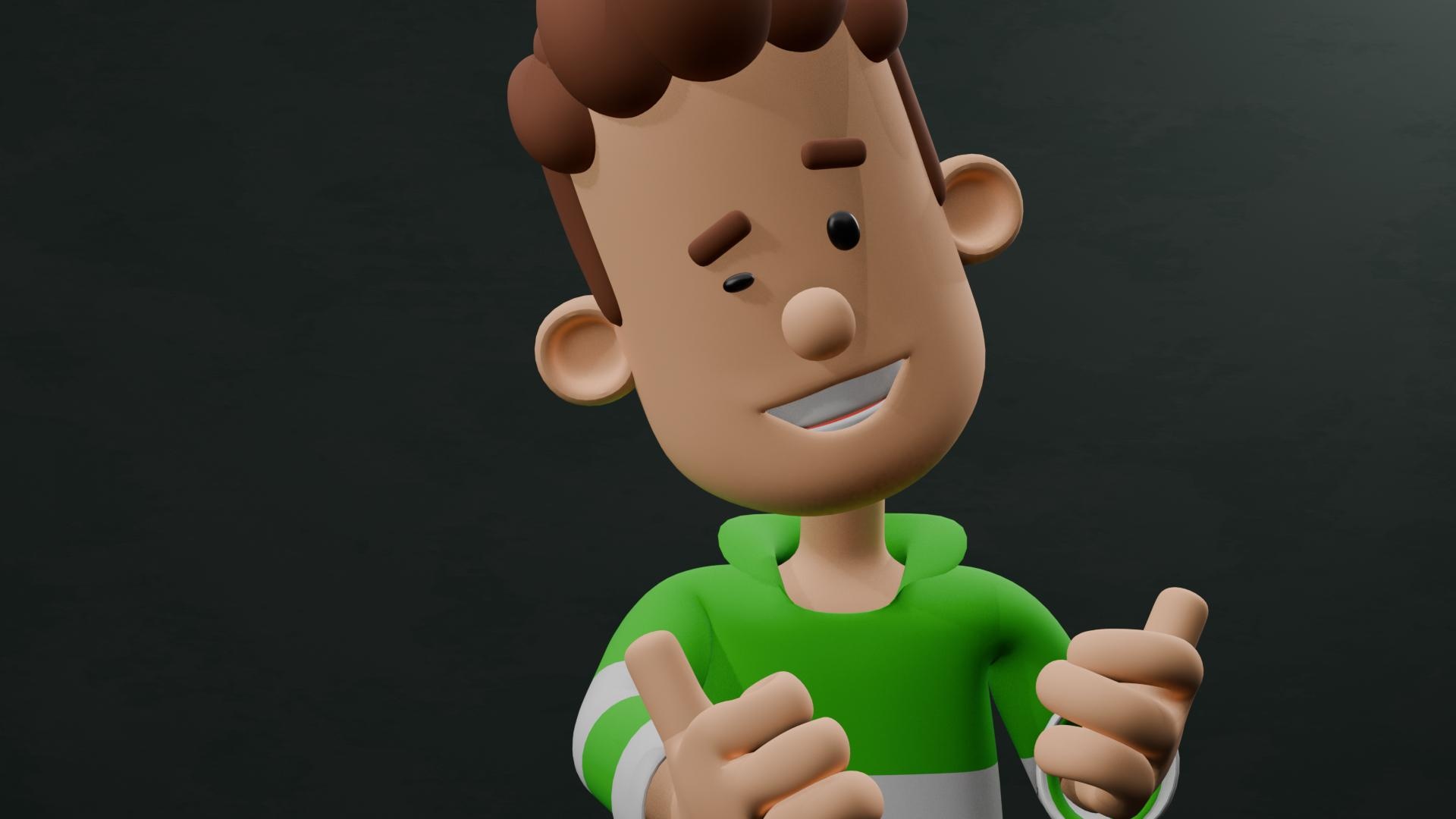Character Rig Animation - student project