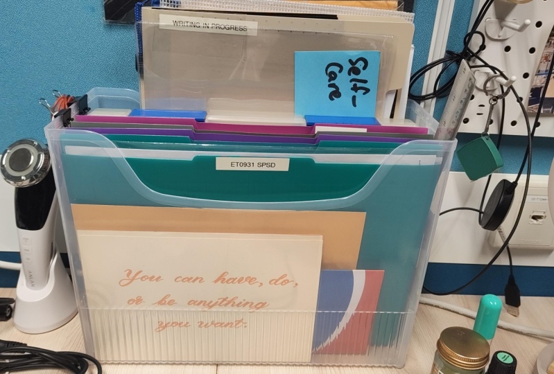 Active folder at my work desk