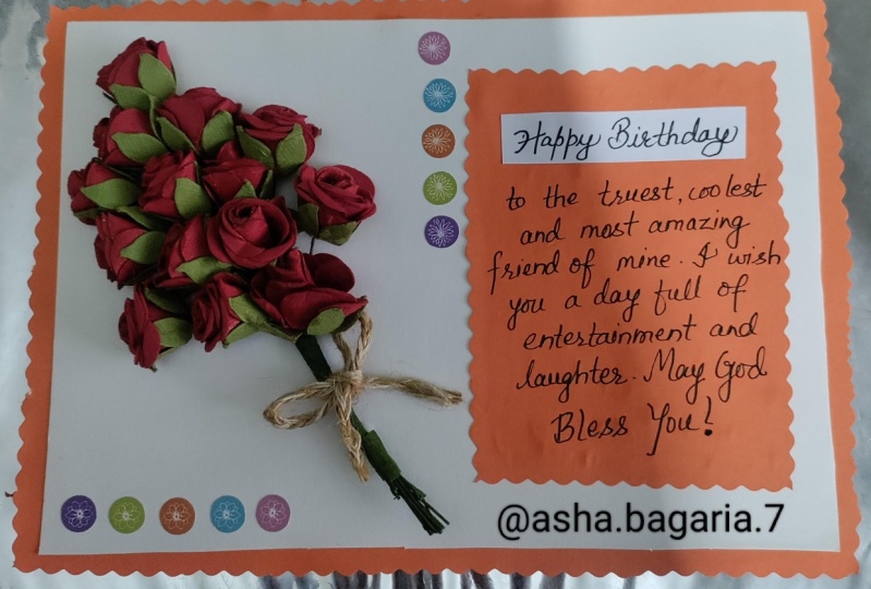 Vintage birthday card