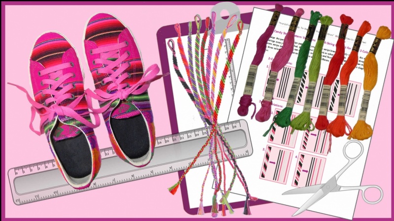 My Favorite Shoes and Friendship Bracelets I Made to Match Them