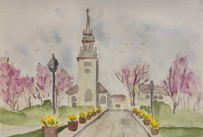 Church sketch