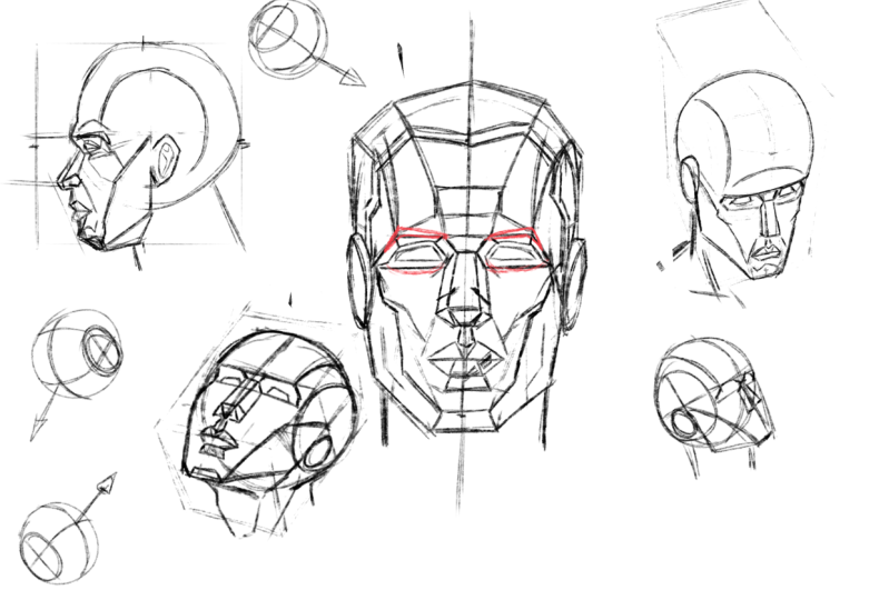 First Practice of the Planes of the Head