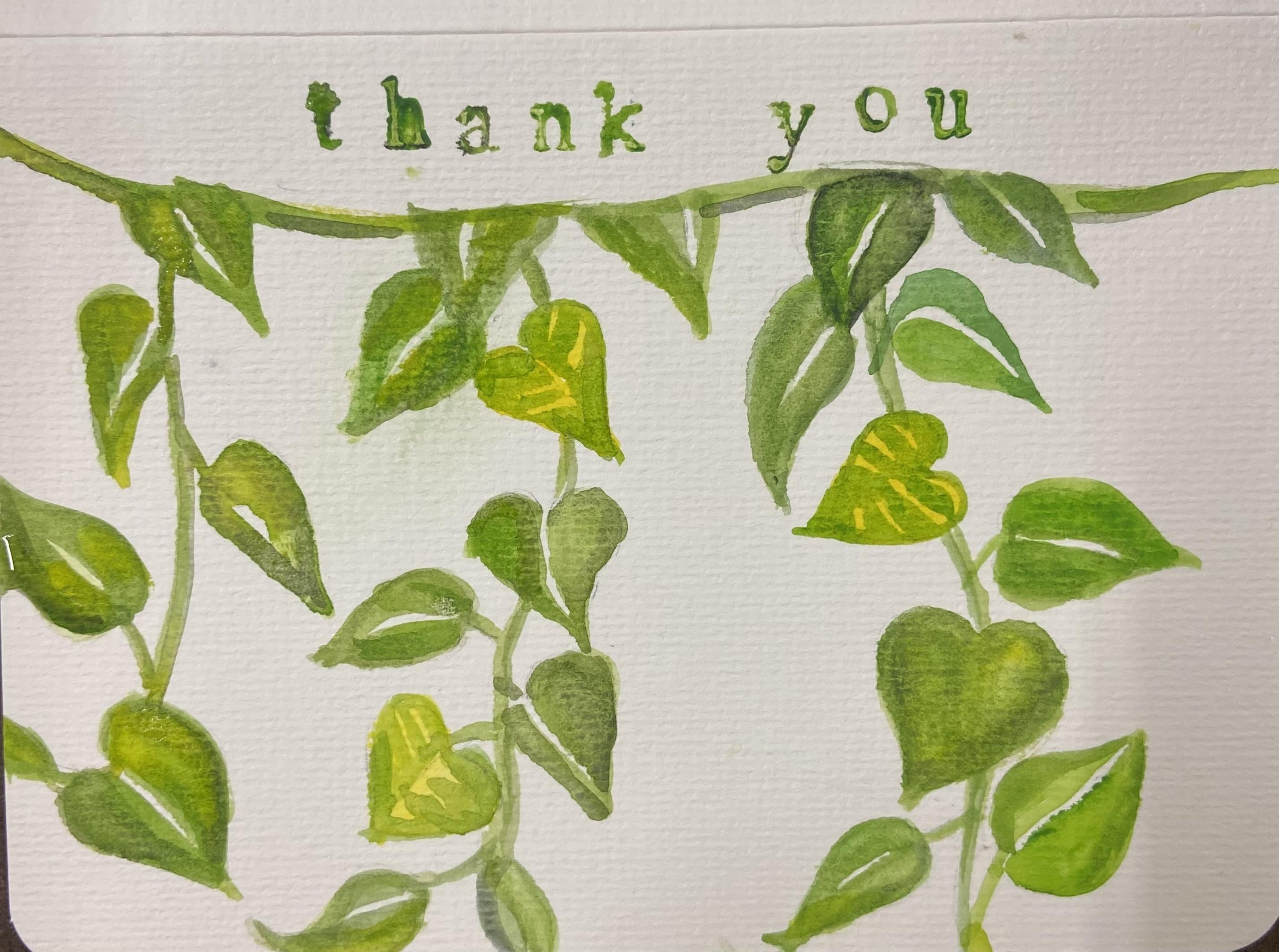 Pathos Thank You Card - student project