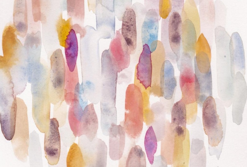 Abstract Art with Flower-Inspired Color