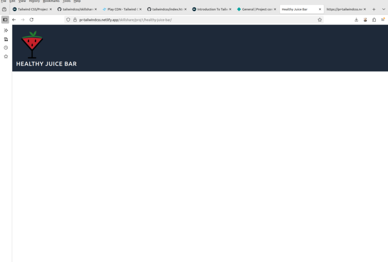 Tailwind CSS/Project 01
