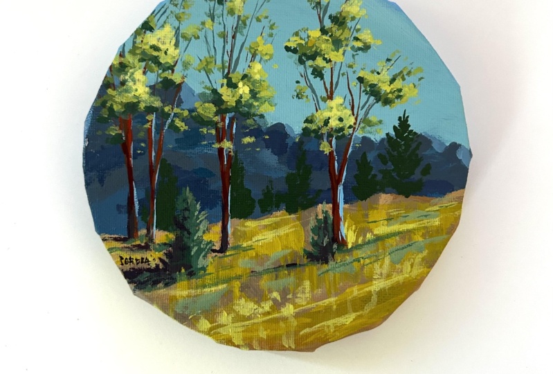 Round painting