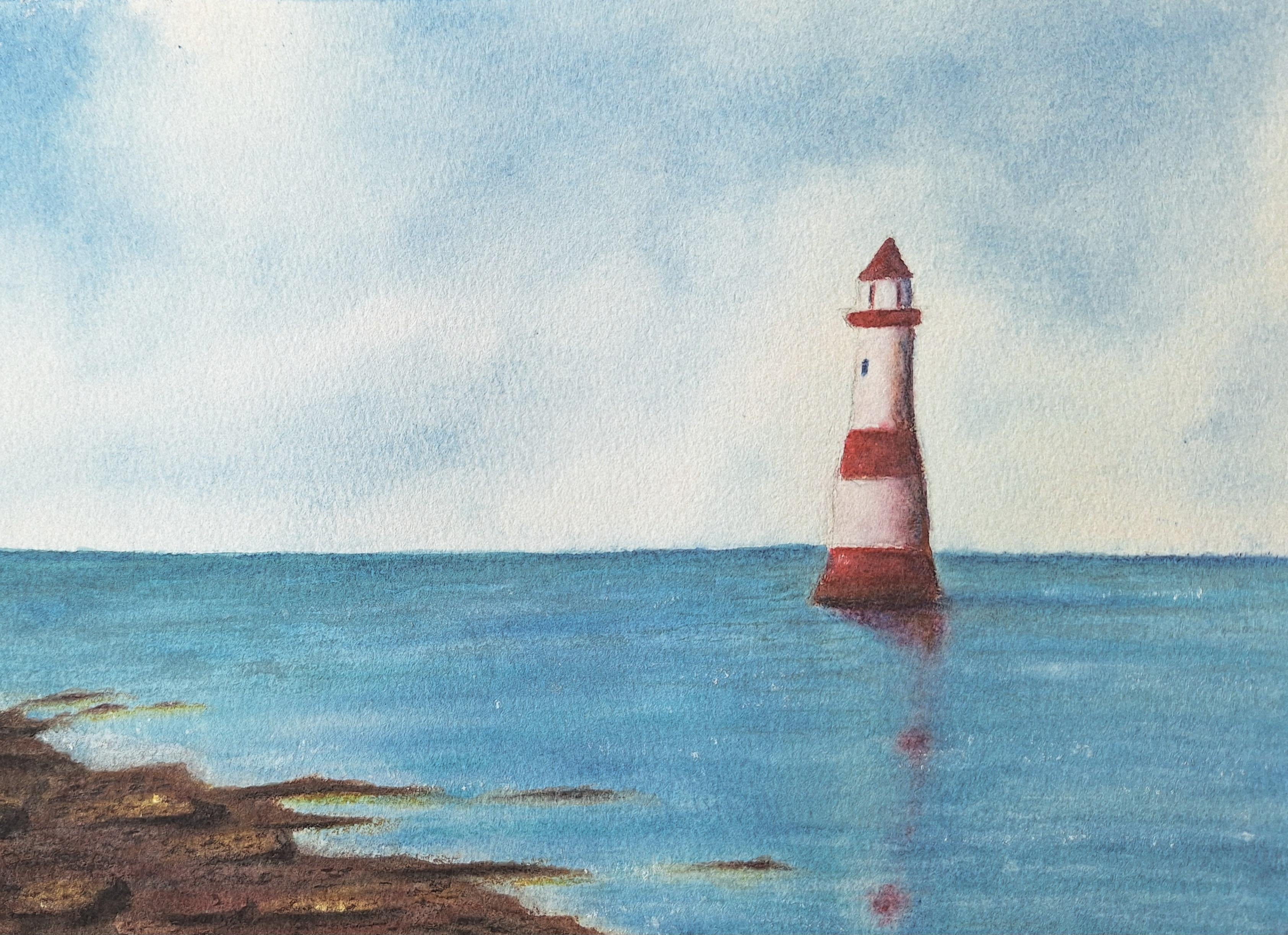lighthouse landscape - student project