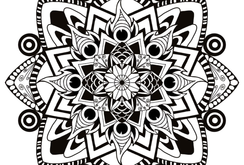 B&w zendala