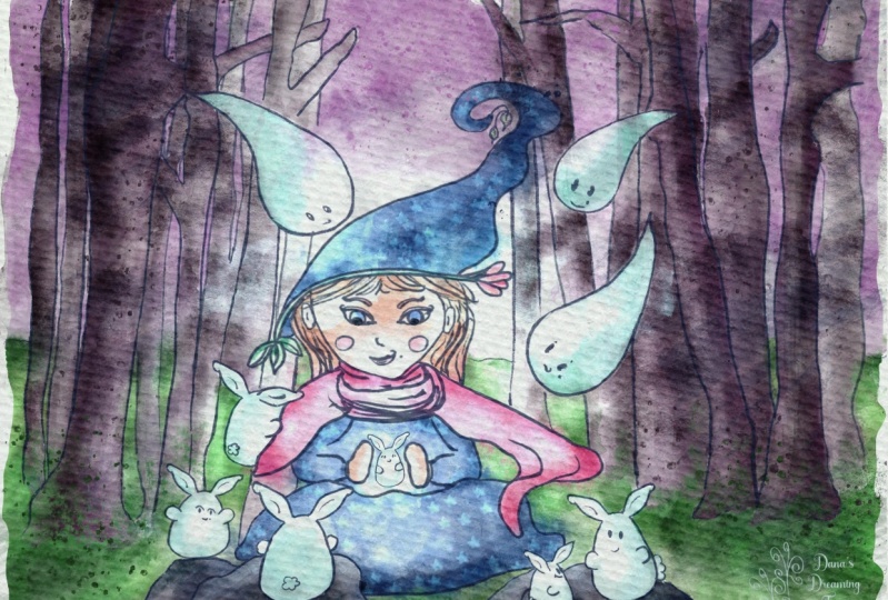 My moonlit magical forest