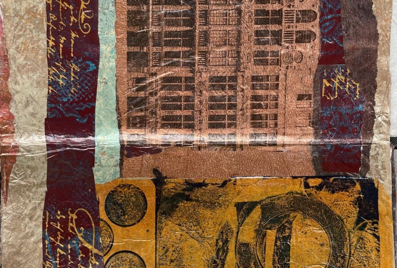 Using the Gelli print for image transfer