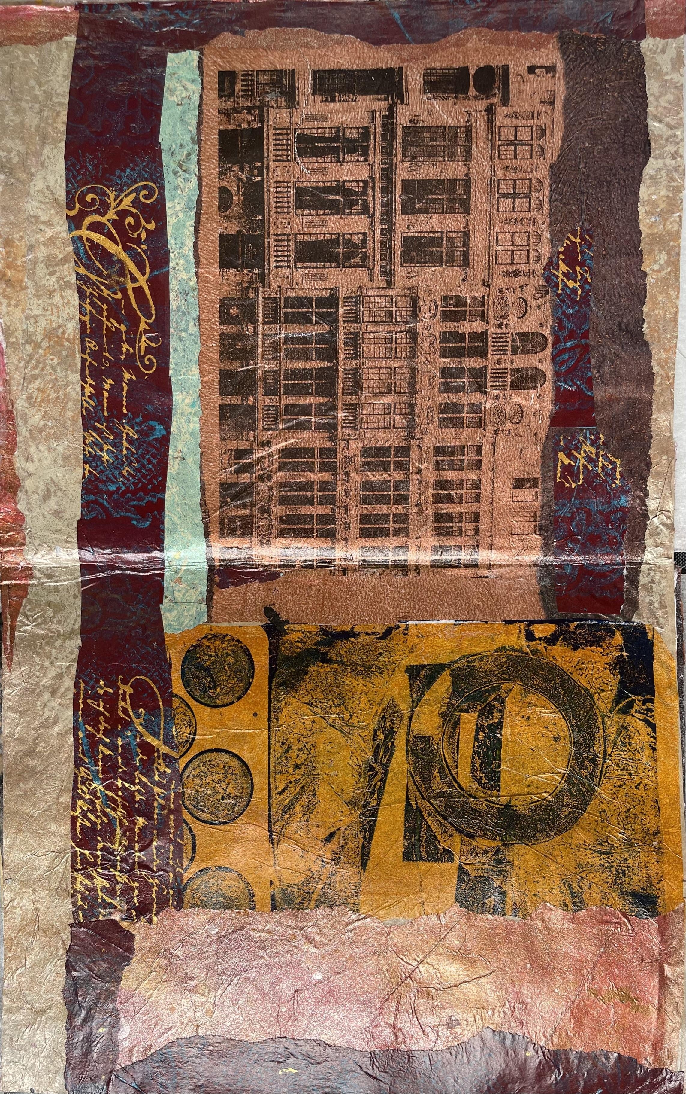 Using the Gelli print for image transfer - student project