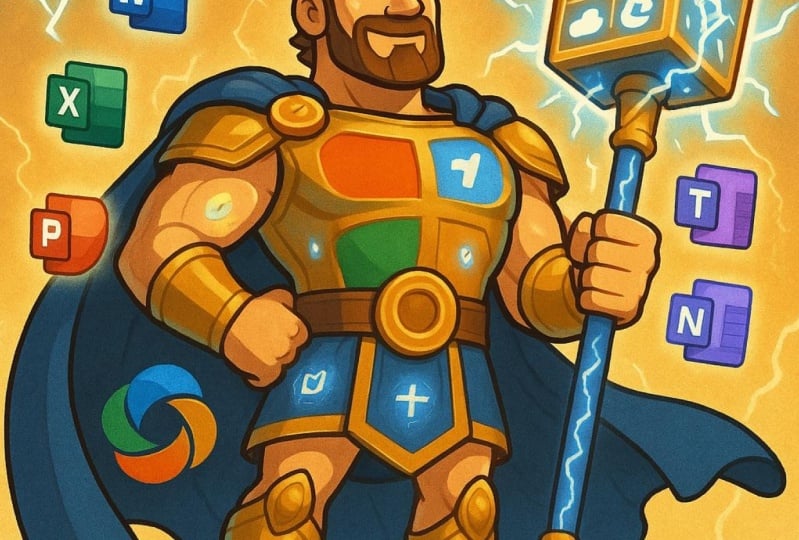 Microsoft 365 as a Greek mythological figure
