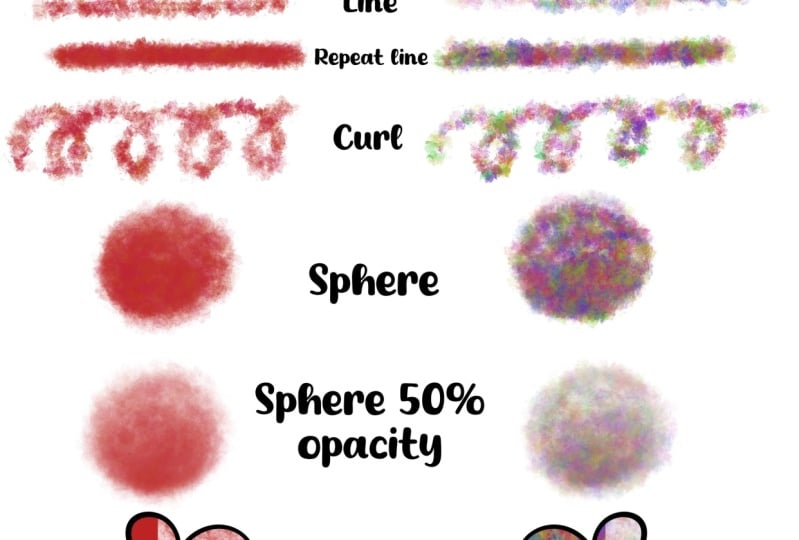 Fuzzy felt brush(es)