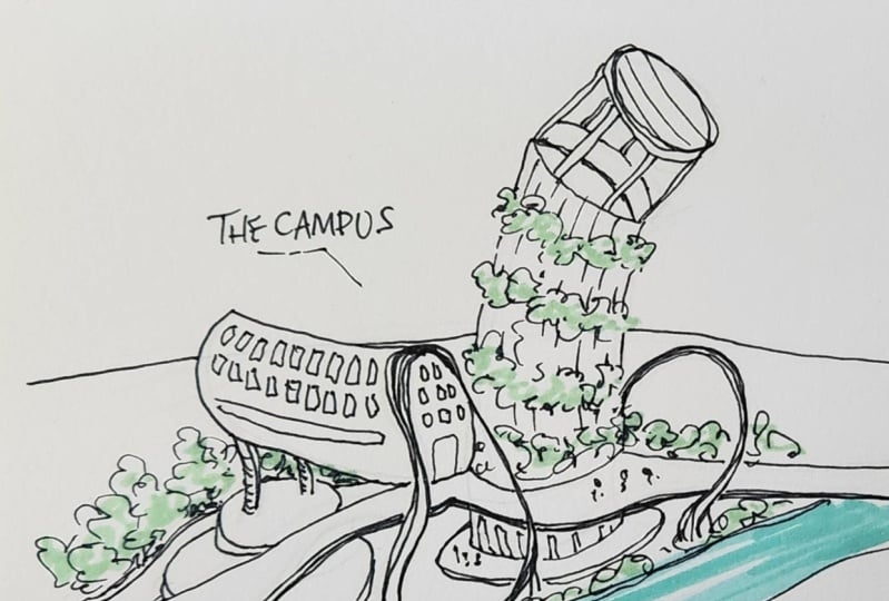 The Campus - Conceptual Sketch