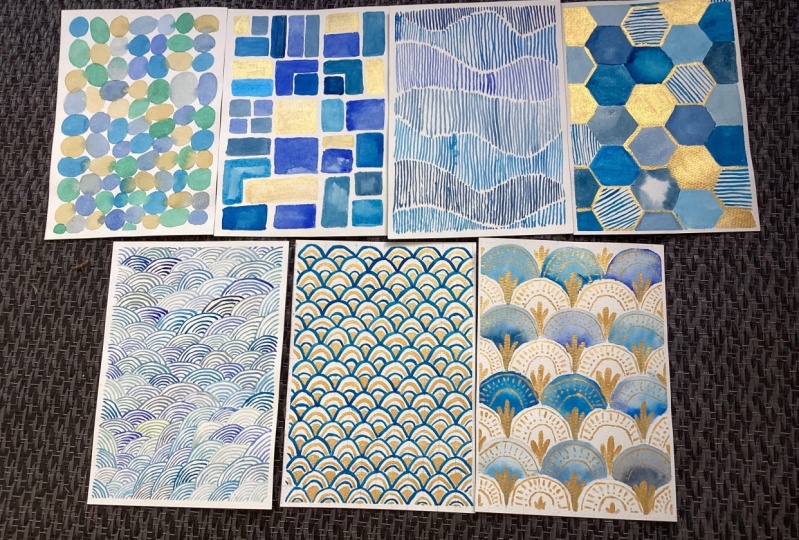 7 patterns for relaxing and creativity