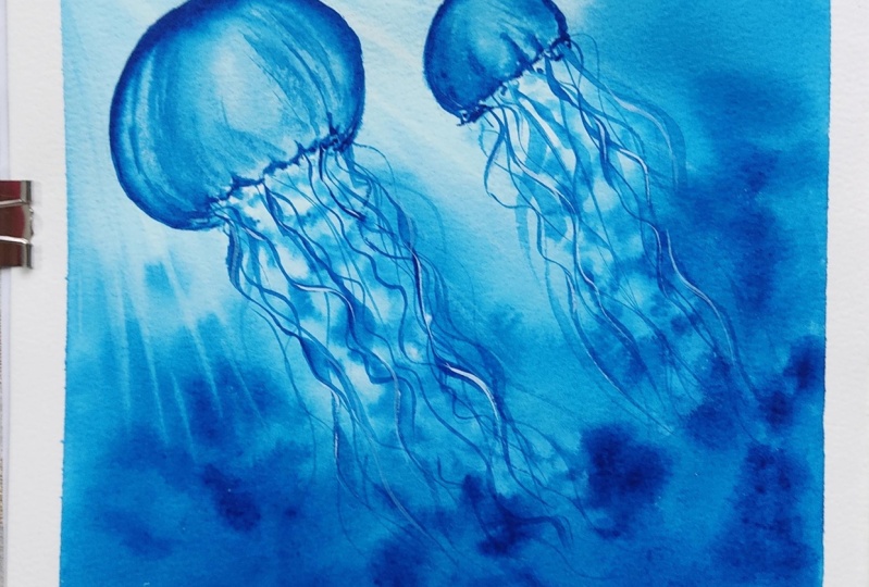 Explore Underwater World with Watercolors for Beginners