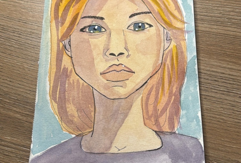 Watercolor portrait #1