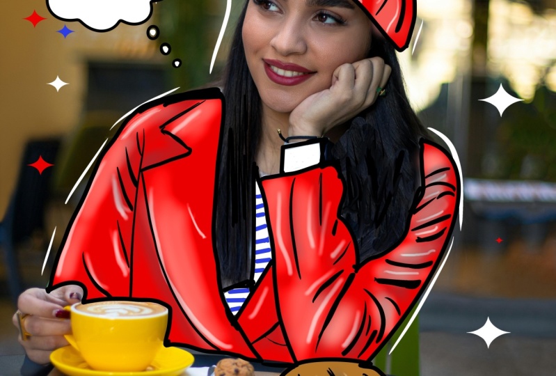 Pop art illustration