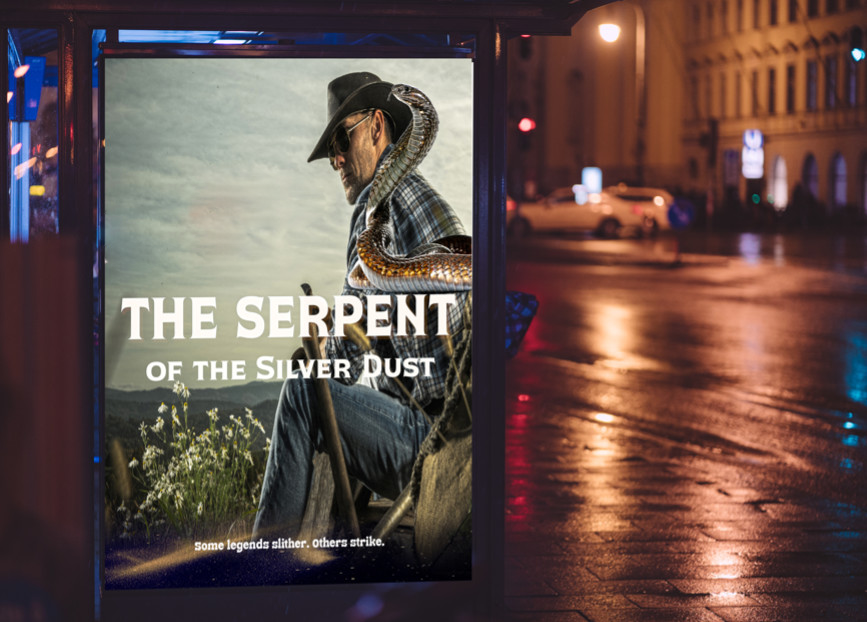 The Serpent of the Silver Dust - Poster design - student project