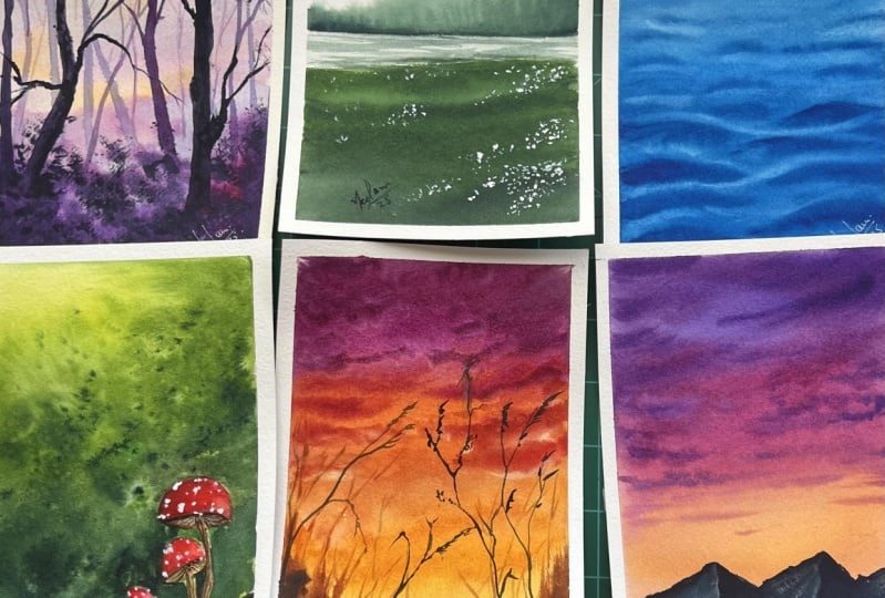 15 Min - watercolor