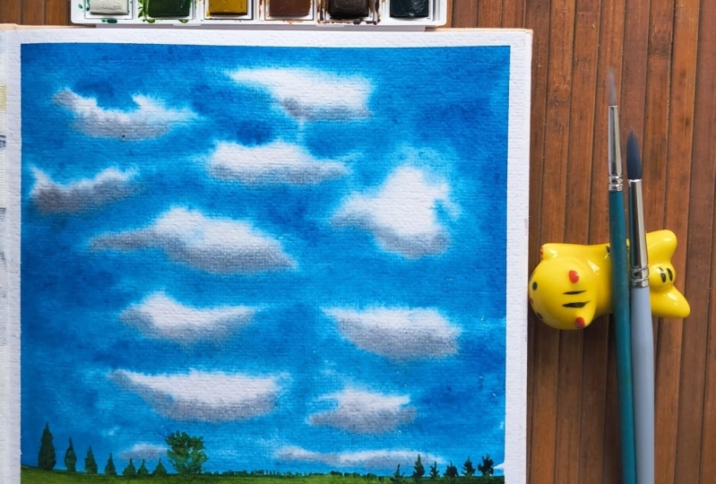 Expressive Watercolour Skies
