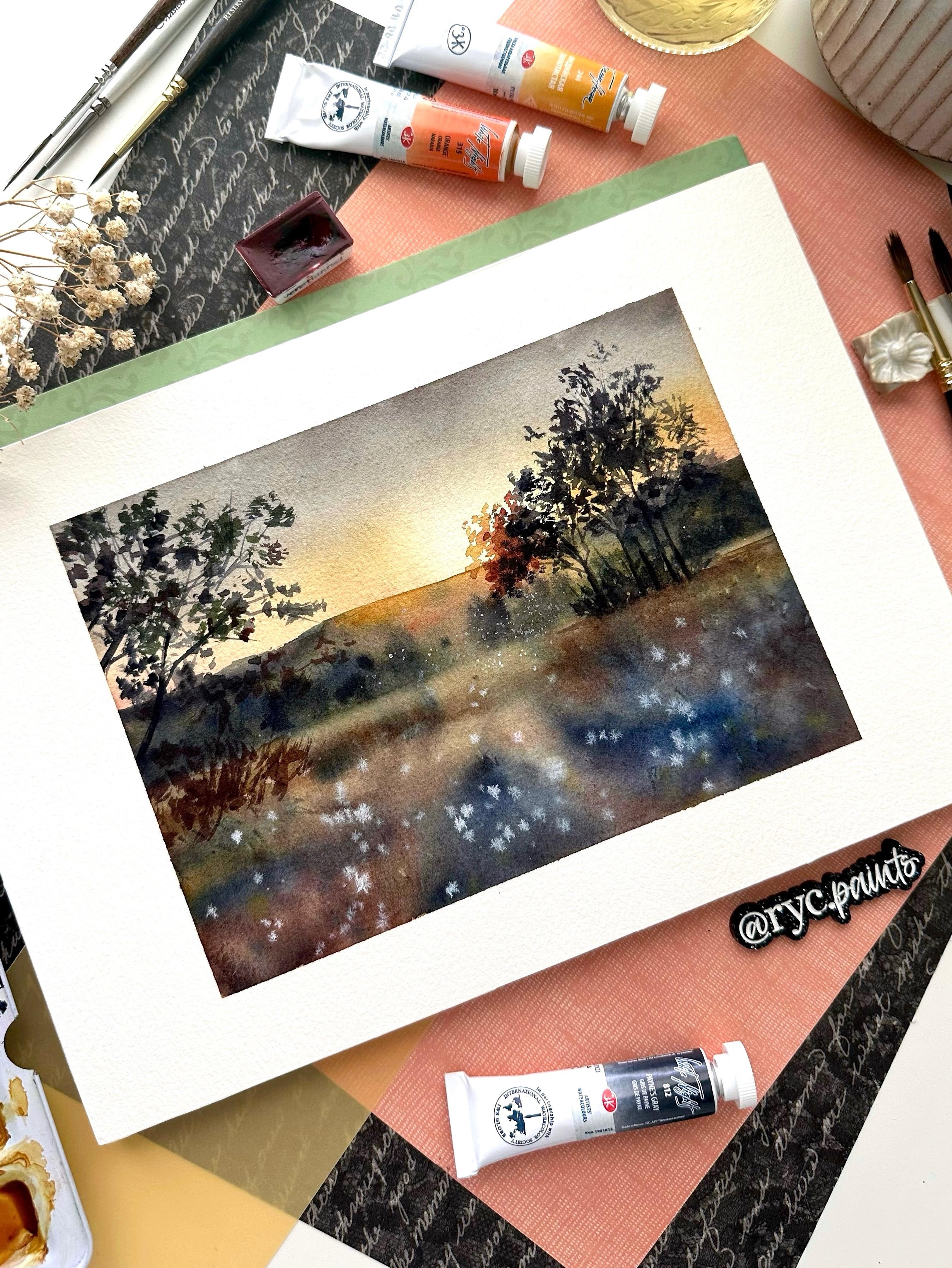 Sunset Landscape - student project