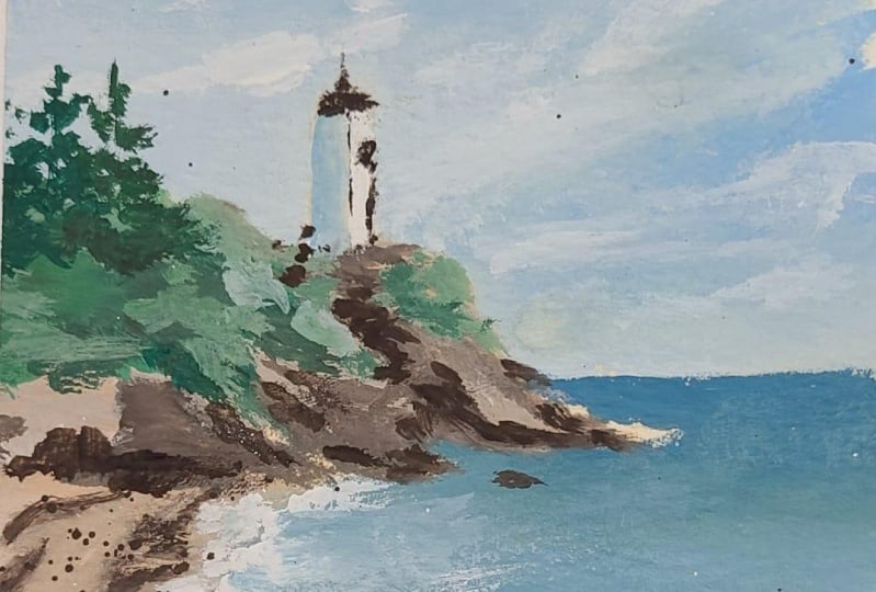 Gouache Seascapes