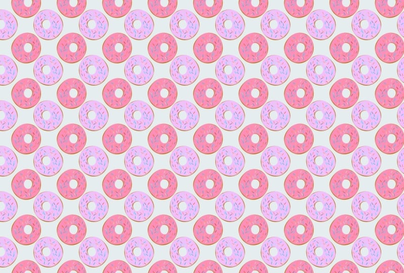 Doughnuts and watermelons