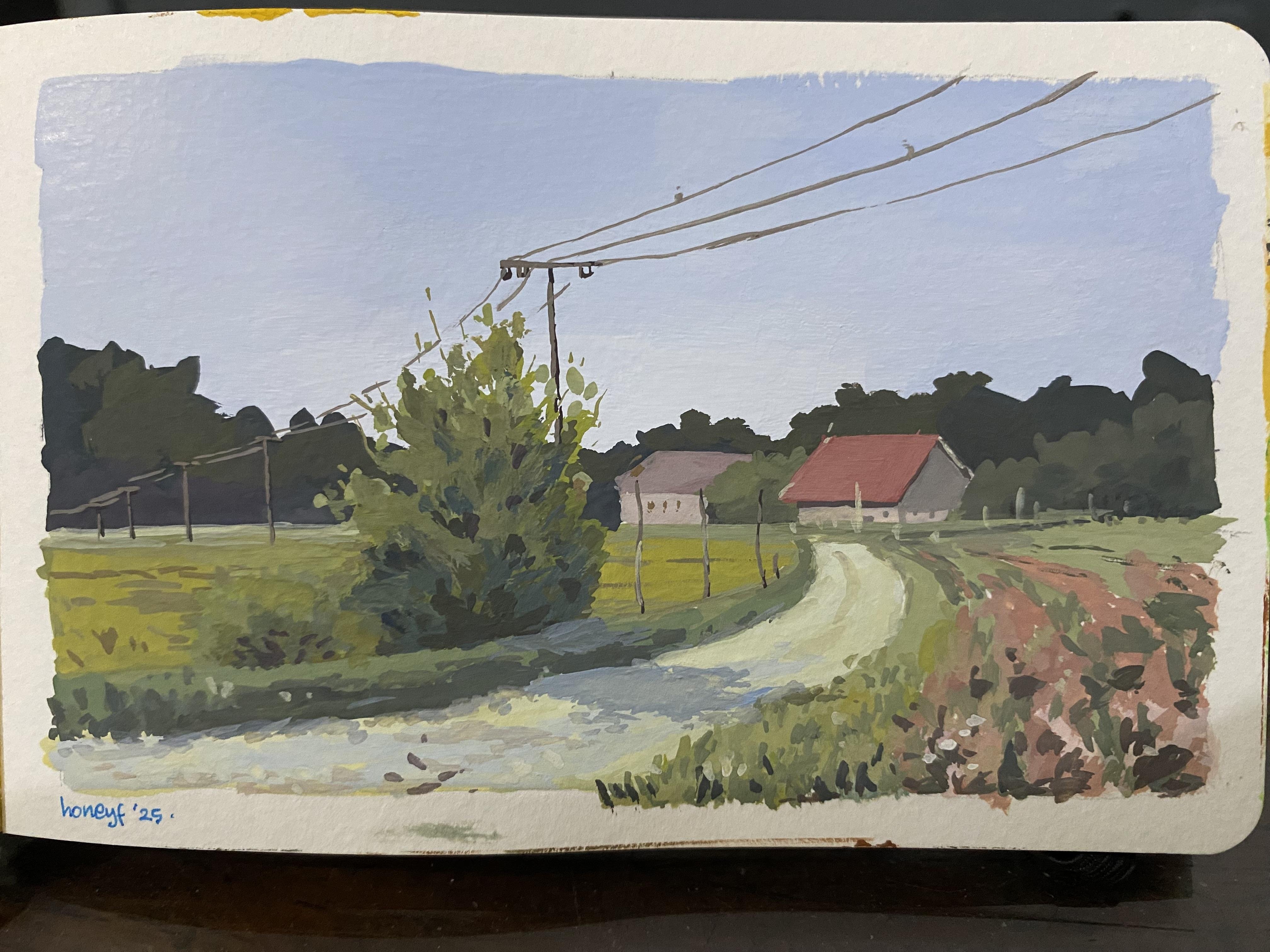 Landscape lesson - student project