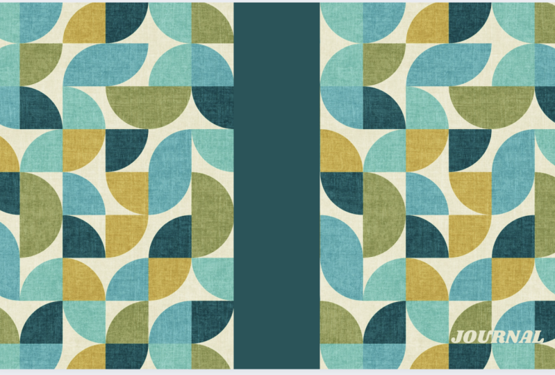 Textured Bauhaus-Style Journal