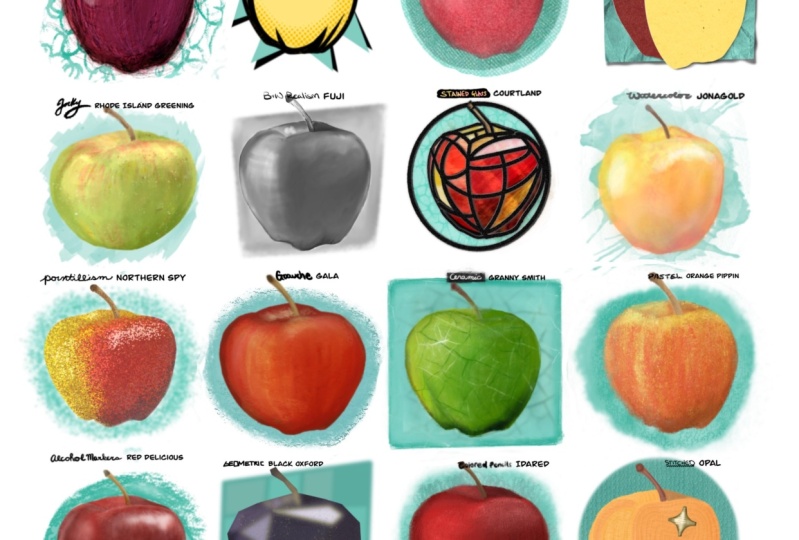 Arty Apples