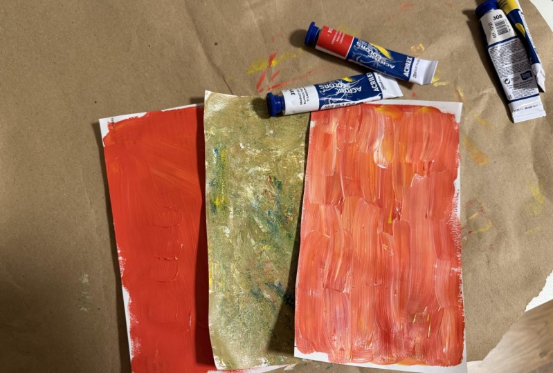 Painted papers