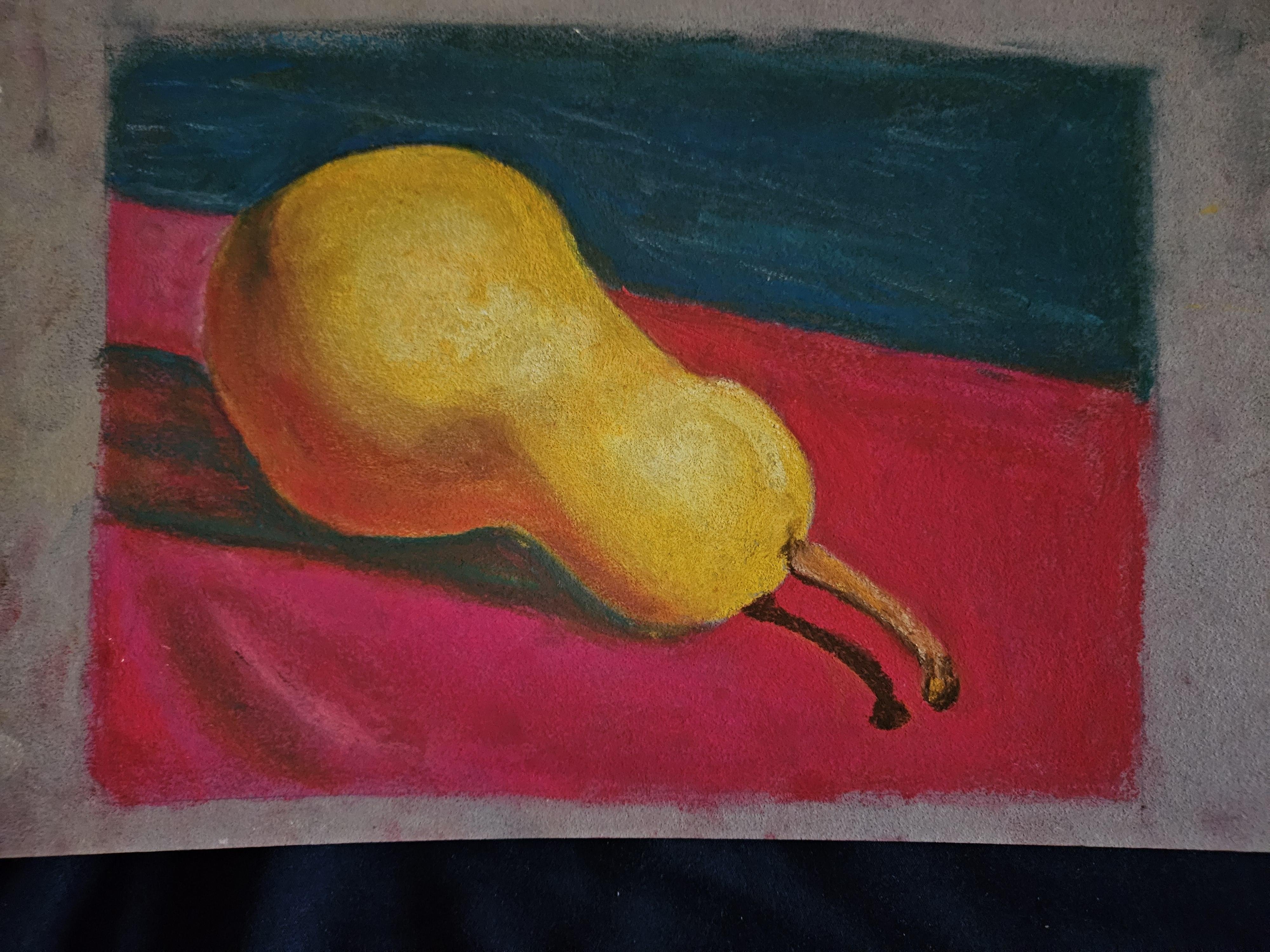 Pastel pear - student project