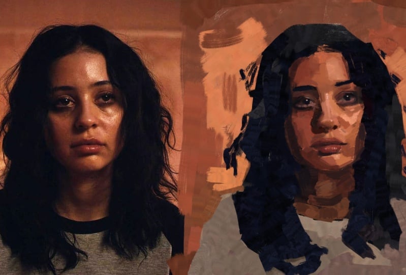 Alexa Demie Portrait in Euphoria