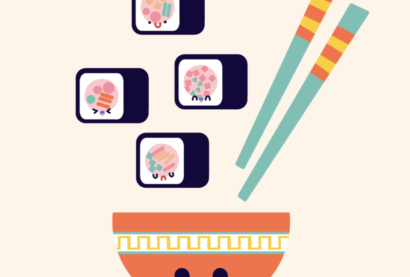Kawai sushi set