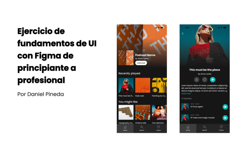 Ejercicio de fundamentos de UI con Figma
