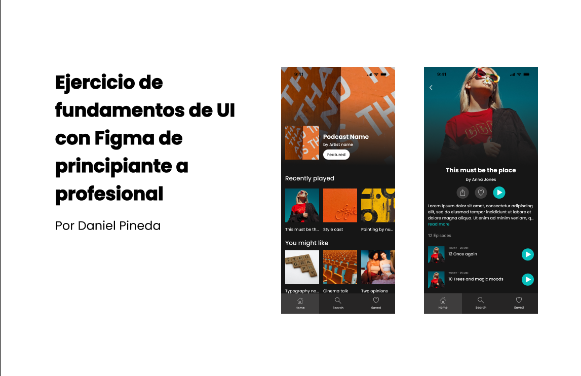Ejercicio de fundamentos de UI con Figma - student project