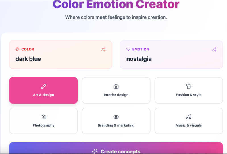 Color Emotion Creator