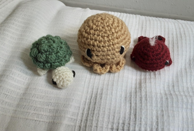 Crochet sea animals
