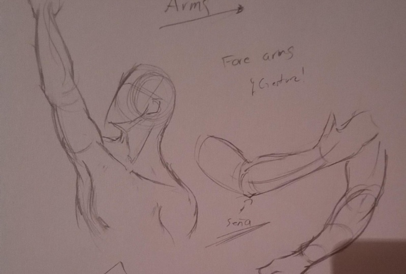 Drawing the arms