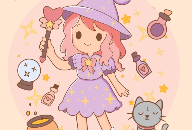 Pastel witch