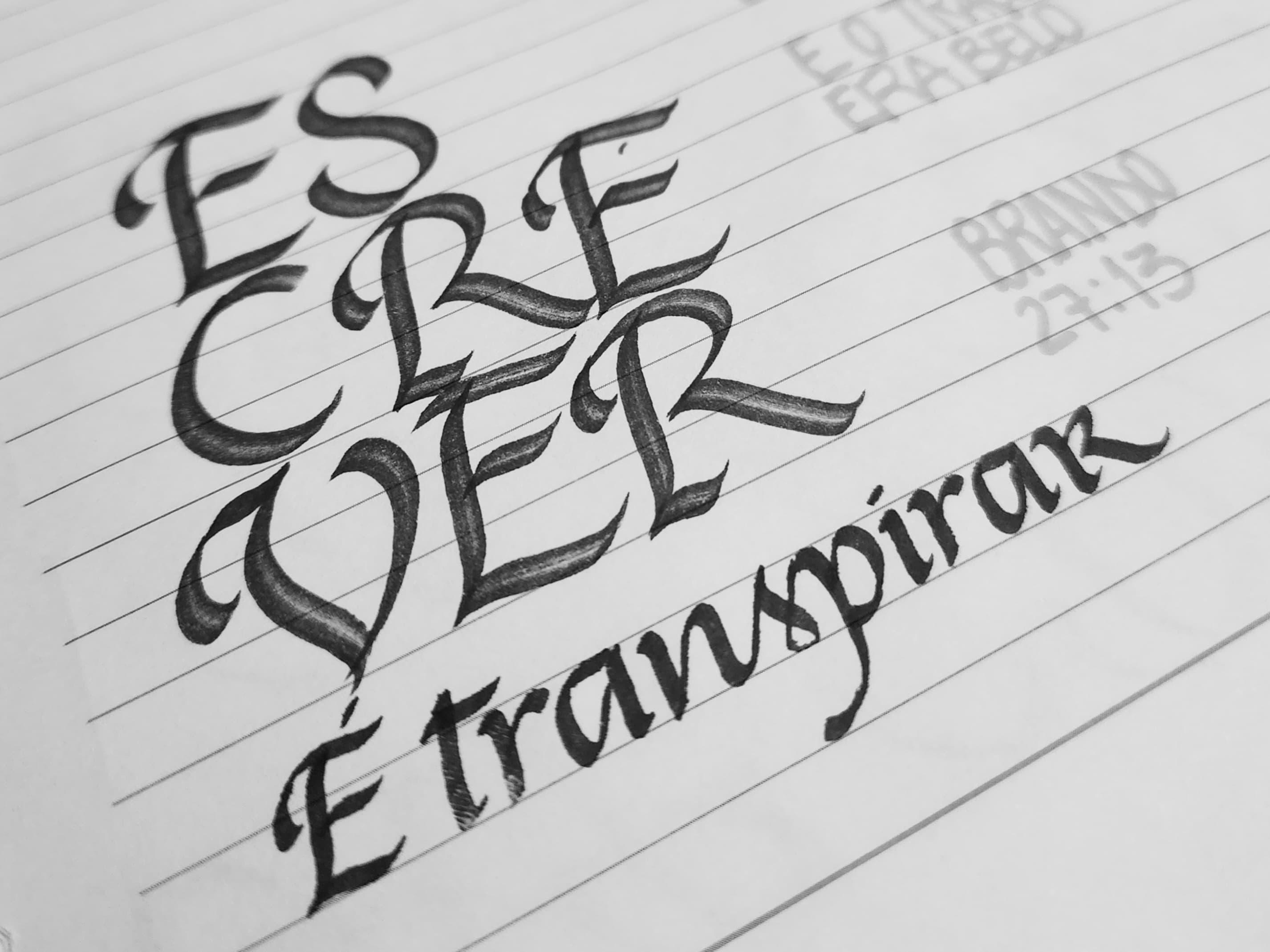 Caligrafía para principiantes 2 - La elegancia de la cursiva | Jackson  Alves | Skillshare, image size:2853x2139