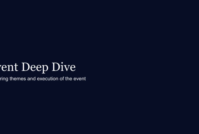 Course project - Event Overview
