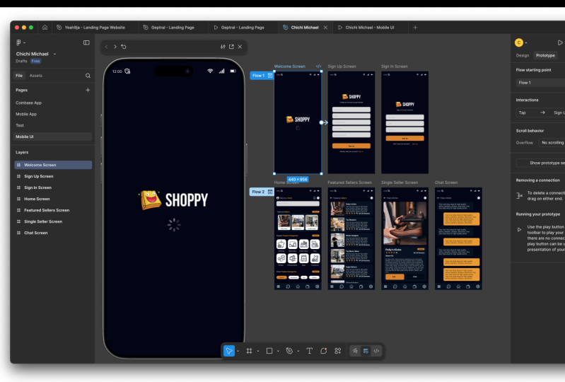 Mobile UI App